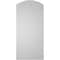 Ekena Millwork Arch Top Surface Mount PVC Gable Vent: Functional, w/ 3-1/2"W x 1"P Standard Frame, 12"W x 26"H GVPAR12X2601SF - alternate 5
